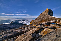 Puncak Seringgit a.k.a The South Peak and St. John peak's at Mount Kinabalu taken with Nikon D800E, Samyang 14mm and HDR 9 exposures